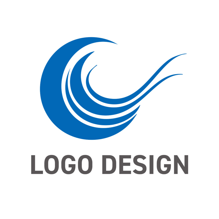 新たな時代の流れを創り出す、躍動感あふれるロゴデザイン