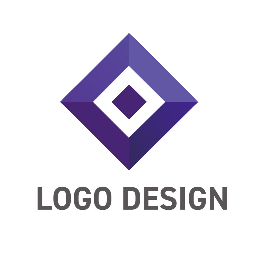 企業の核心価値をフレームに収める、力強いスクエアのロゴデザイン