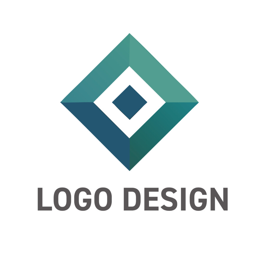 企業の核心価値をフレームに収める、力強いスクエアのロゴデザイン