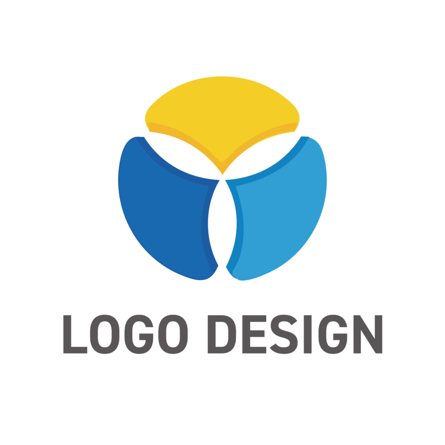 三つの力が調和する、未来志向のシナジーロゴデザイン