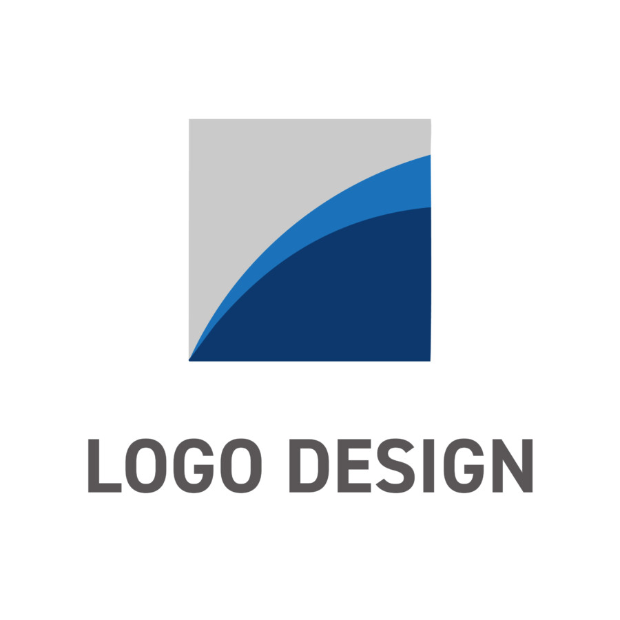 安定と革新の水平線を描く、洗練のコーポレートロゴデザイン