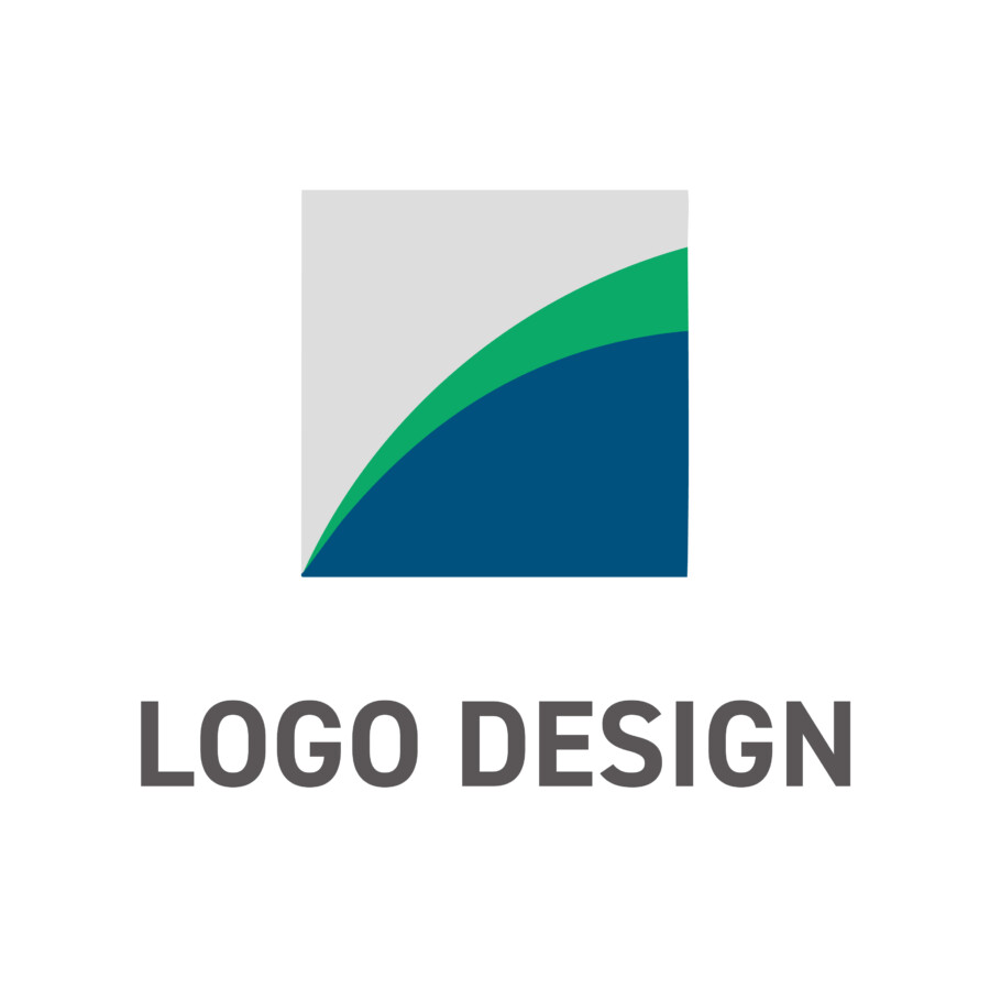 安定と革新の水平線を描く、洗練のコーポレートロゴデザイン