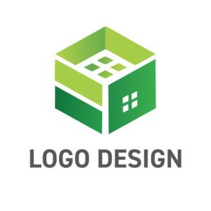 エコでスマートな暮らしを提案するキューブ型のロゴデザイン
