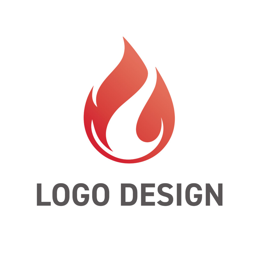 内に秘めた情熱を解き放つ、躍動感あふれるロゴデザイン