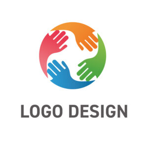 多様な個性が手を取り合う、共生社会を象徴するロゴデザイン