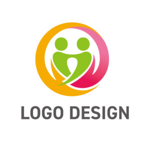 人と人が寄り添い、心を通わせるコミュニティのロゴデザイン