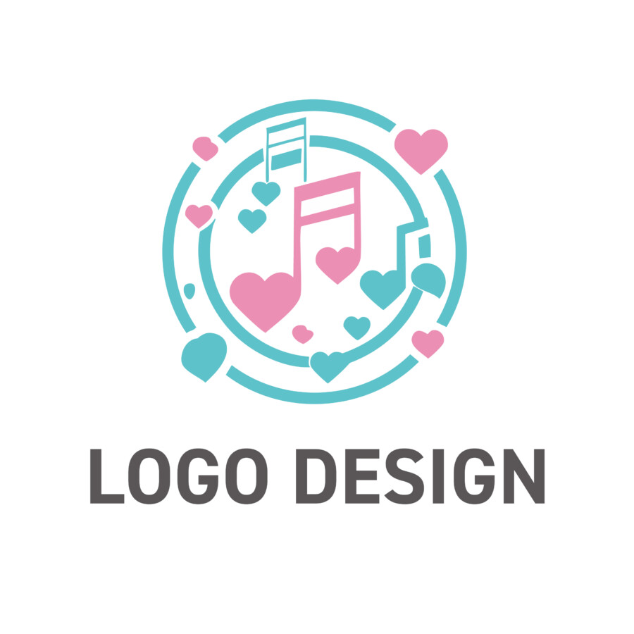 心に響くメロディー、楽しさと優しさが溢れるロゴデザイン