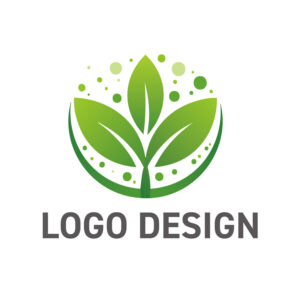 健やかな成長と自然の恵みを表現したロゴデザイン