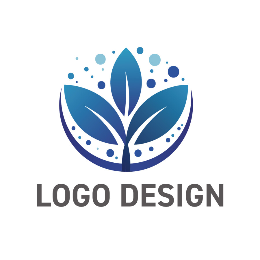 健やかな成長と自然の恵みを表現したロゴデザイン