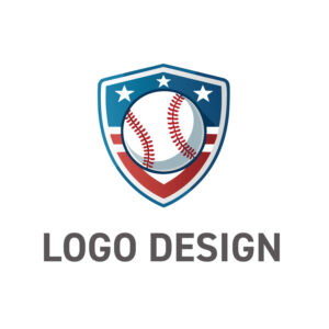 白球に込める夢と誇り。チームの歴史を刻むエンブレム風ロゴデザイン