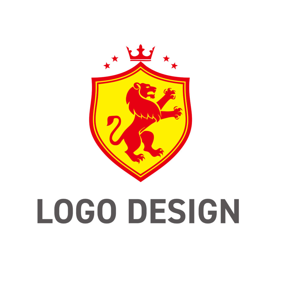 闘争心と情熱を解き放つ。歴史をまとうエンブレム風ロゴデザイン