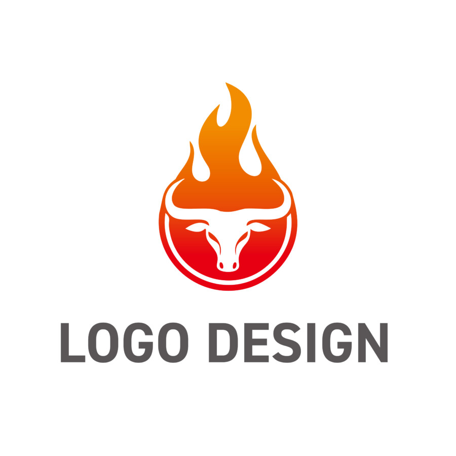 円形のエンブレムに宿る、情熱とパワーのロゴデザイン