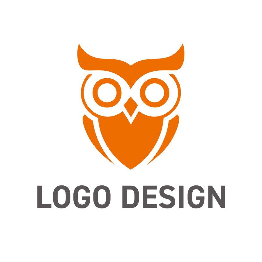 知性と信頼感を象徴する、森の賢者のロゴデザイン