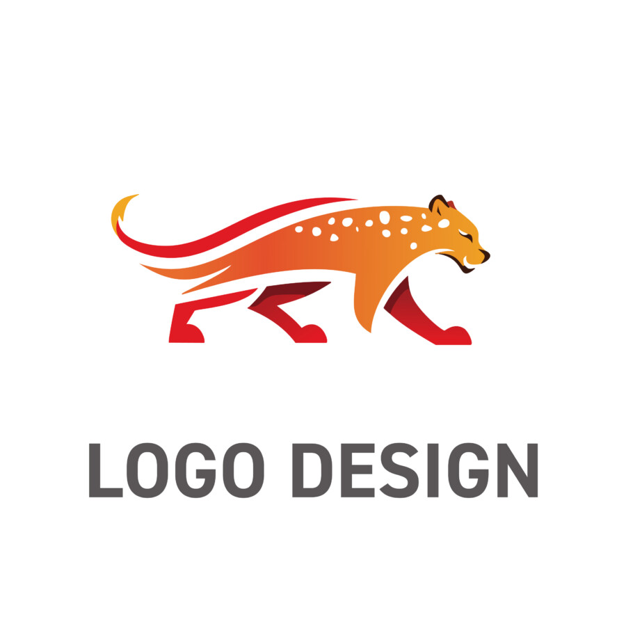 スピードとしなやかさを表現する躍動感あふれるロゴデザイン