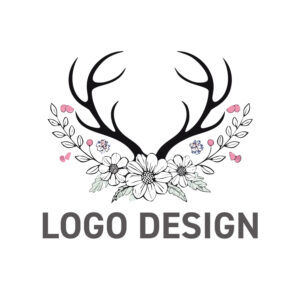 自然の力強さと優雅さを融合させた、ボタニカルなロゴデザイン