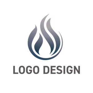 落ち着きと品格を表現する、水墨画のようなロゴデザイン