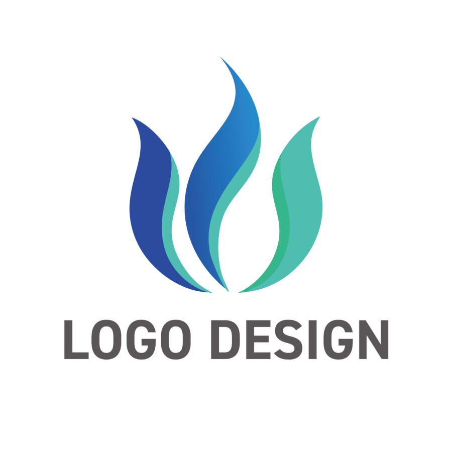 生命の芽吹きを感じさせる、オーガニックな炎のロゴデザイン