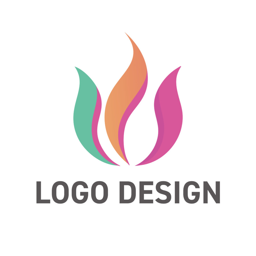 生命の芽吹きを感じさせる、オーガニックな炎のロゴデザイン
