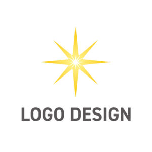 無限の可能性を照らし出す、洗練された光のロゴデザイン