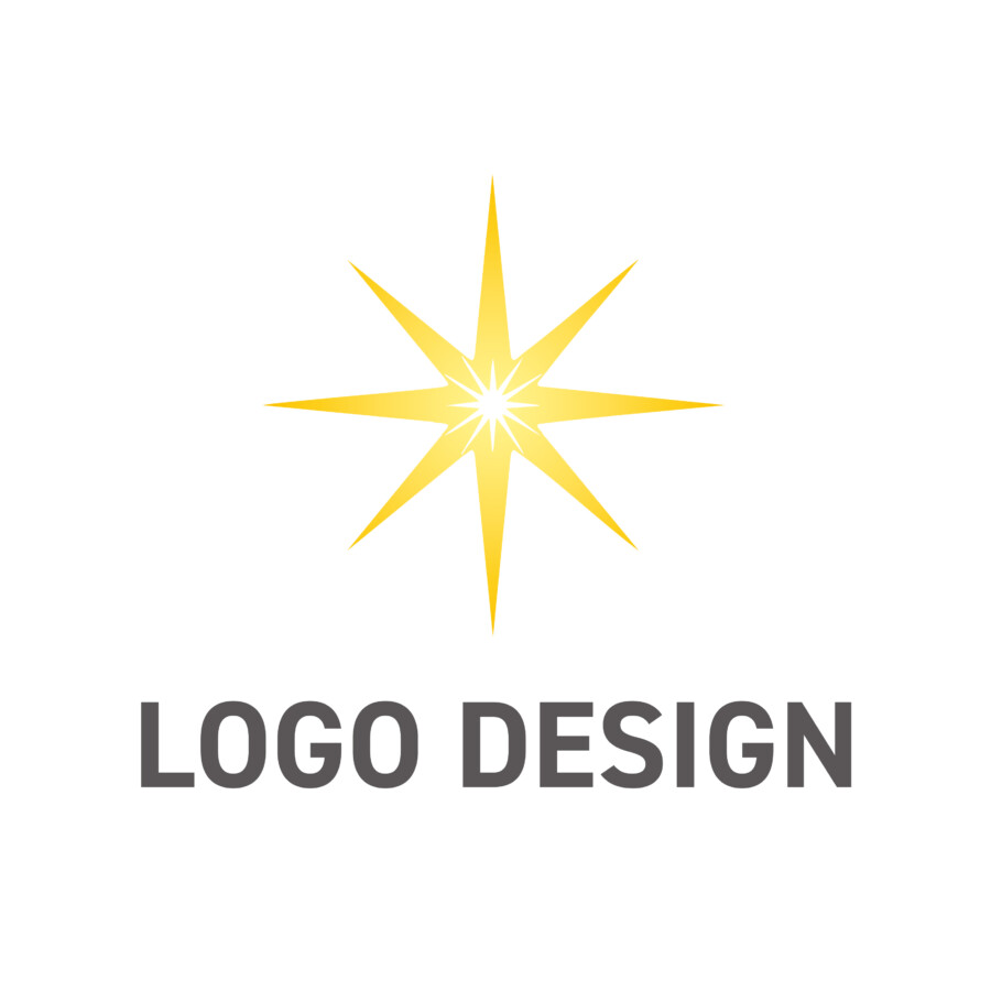 無限の可能性を照らし出す、洗練された光のロゴデザイン