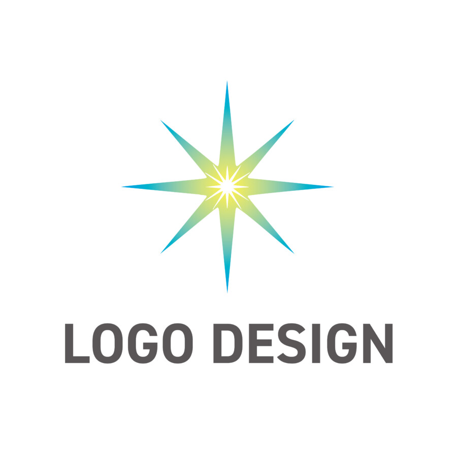 無限の可能性を照らし出す、洗練された光のロゴデザイン