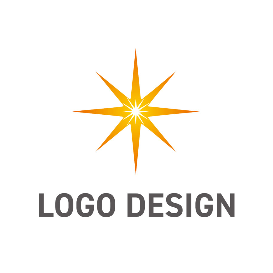 無限の可能性を照らし出す、洗練された光のロゴデザイン