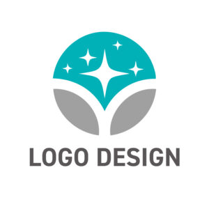 未来への希望を両手で支える、優しさと信頼のロゴデザイン