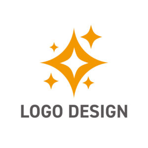 魔法のようなきらめきが生まれる瞬間を切り取ったロゴデザイン