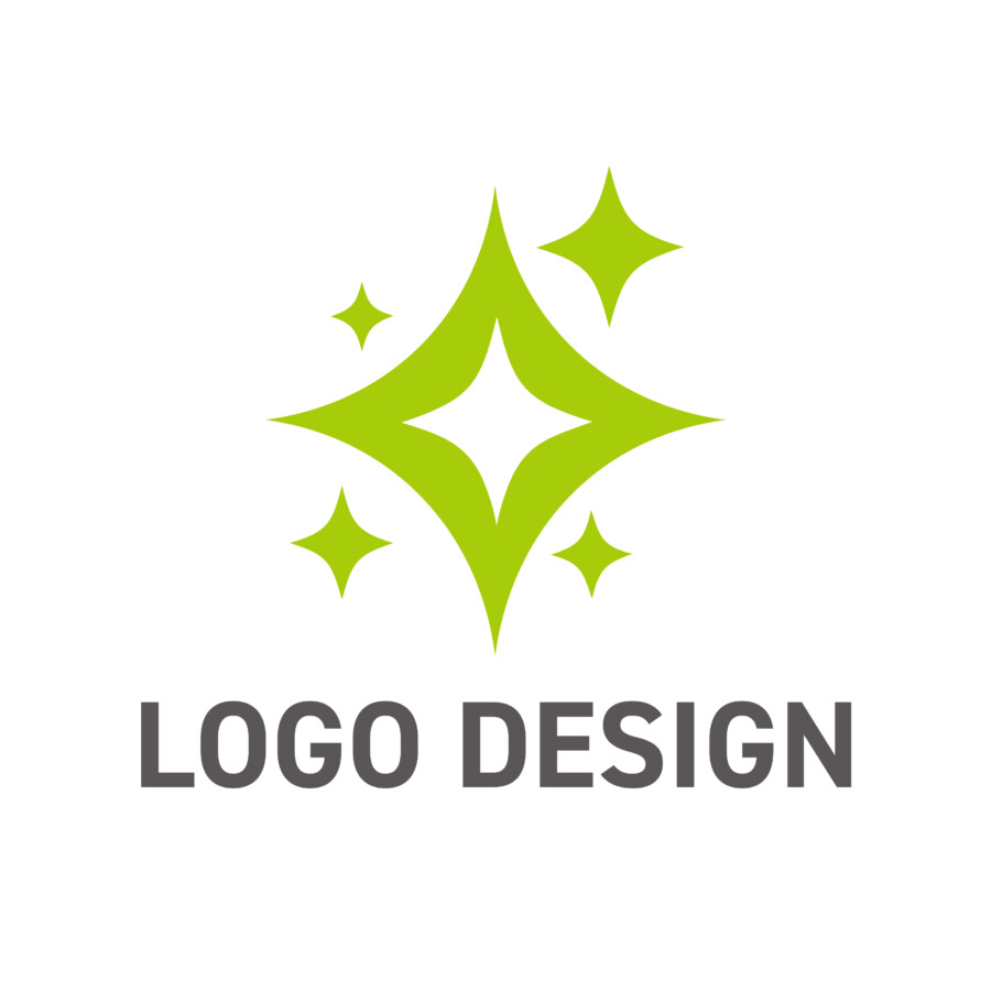 魔法のようなきらめきが生まれる瞬間を切り取ったロゴデザイン