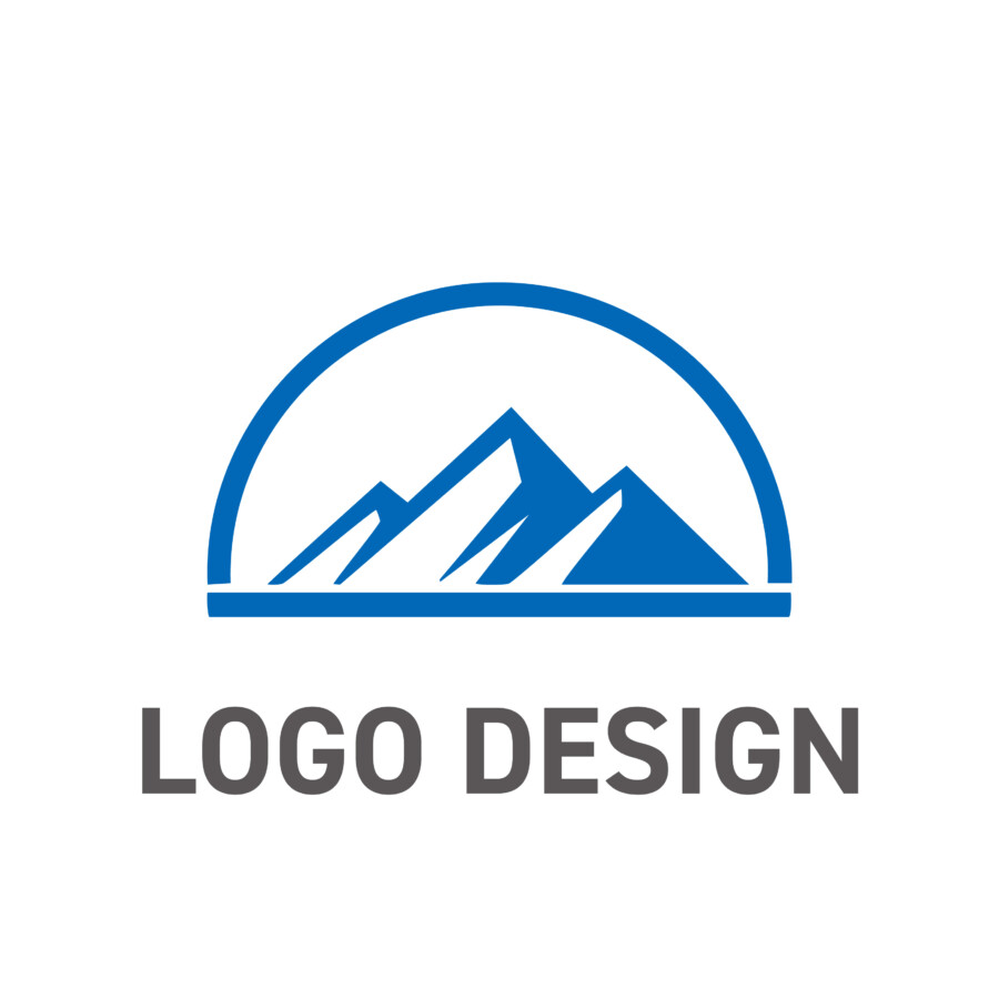 揺るぎない安定感と未来への展望を感じさせるアーチ型ロゴデザイン