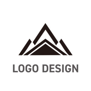 構造的な美しさと頂点を目指す意志を表現したモダンなロゴデザイン