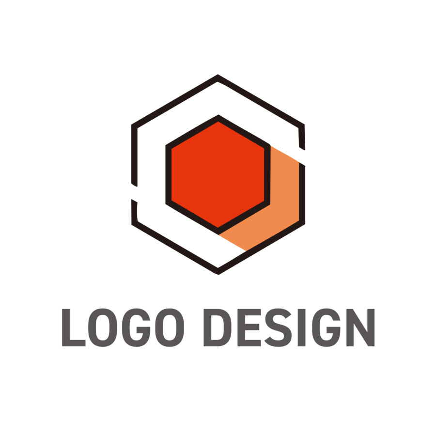 事業の核を表現する、温かみのあるハニカムロゴデザイン