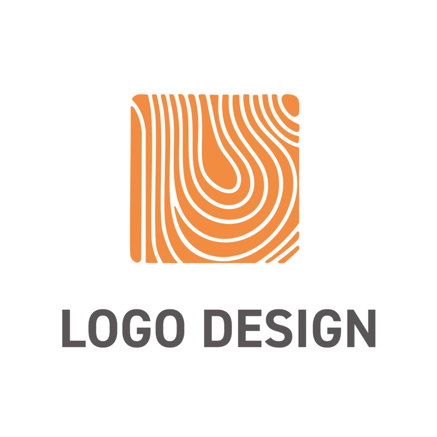 大地のエネルギーと生命の躍動を感じさせる、緑豊かなロゴデザイン