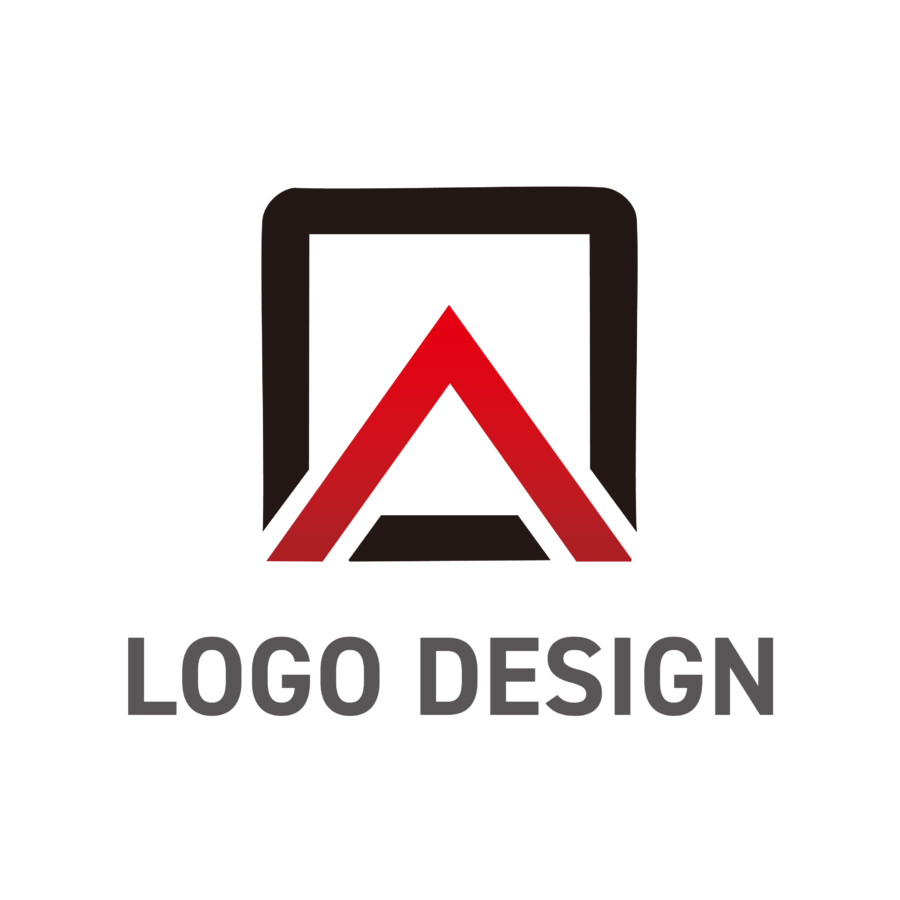 揺るぎない基盤と頂点を目指す情熱を象徴するロゴデザイン