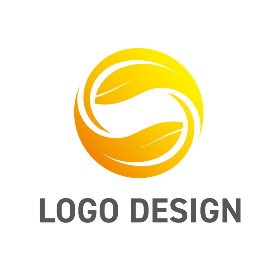 自然との調和を円で描く、生命力あふれるロゴデザイン