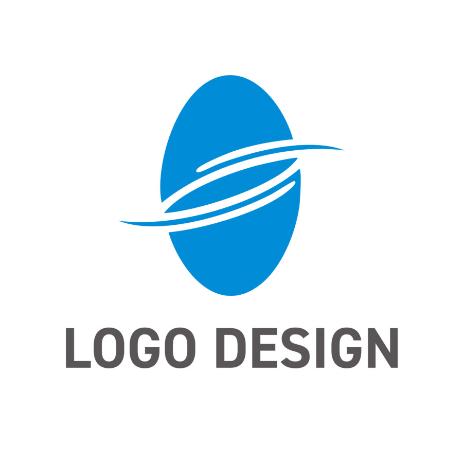 未来への活力が巡る、健康と革新をイメージさせるロゴデザイン