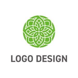 調和と全体性を象徴する、マンダラ模様のロゴデザイン