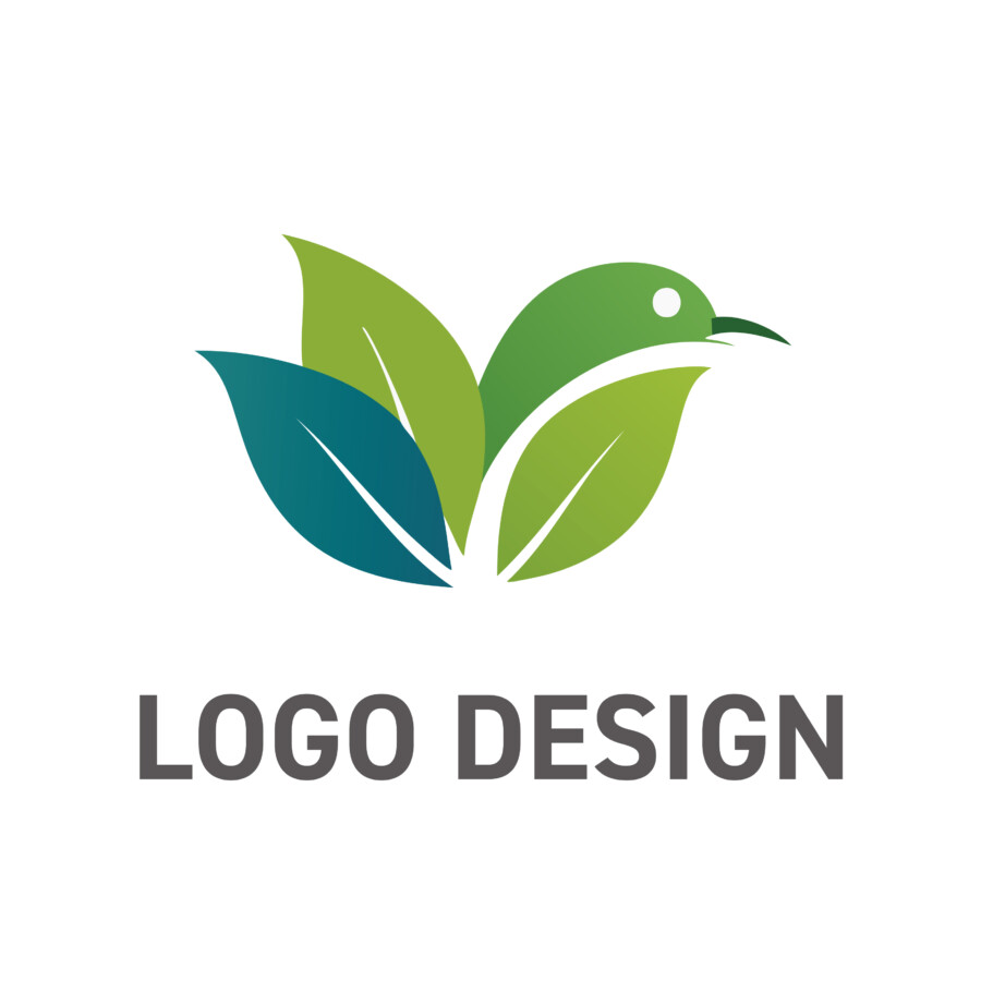 生命の息吹と安らぎを伝える、ナチュラルなロゴデザイン