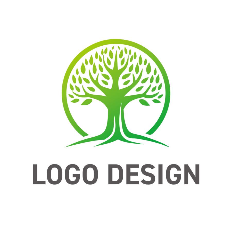 生命の循環とゆるぎない安定感を象徴するロゴデザイン