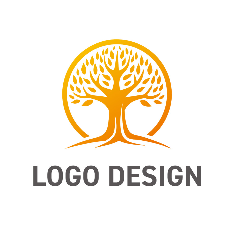 生命の循環とゆるぎない安定感を象徴するロゴデザイン