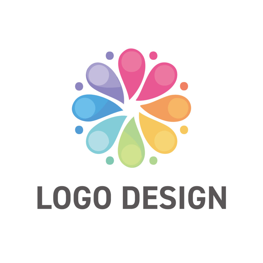 多様な個性が集まる、カラフルなロゴデザイン