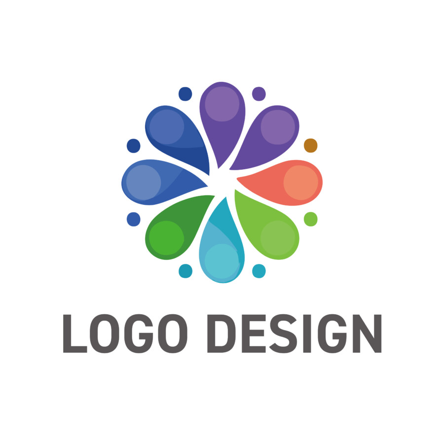 多様な個性が集まる、カラフルなロゴデザイン