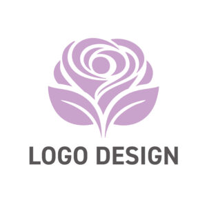 気品ある美しさを咲かせる、薔薇のロゴデザイン