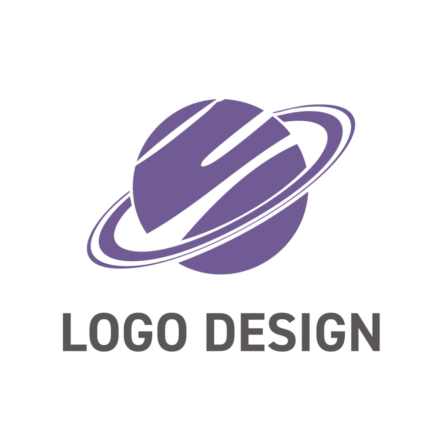 未来への探求心とグローバルな繋がりを象徴するロゴデザイン