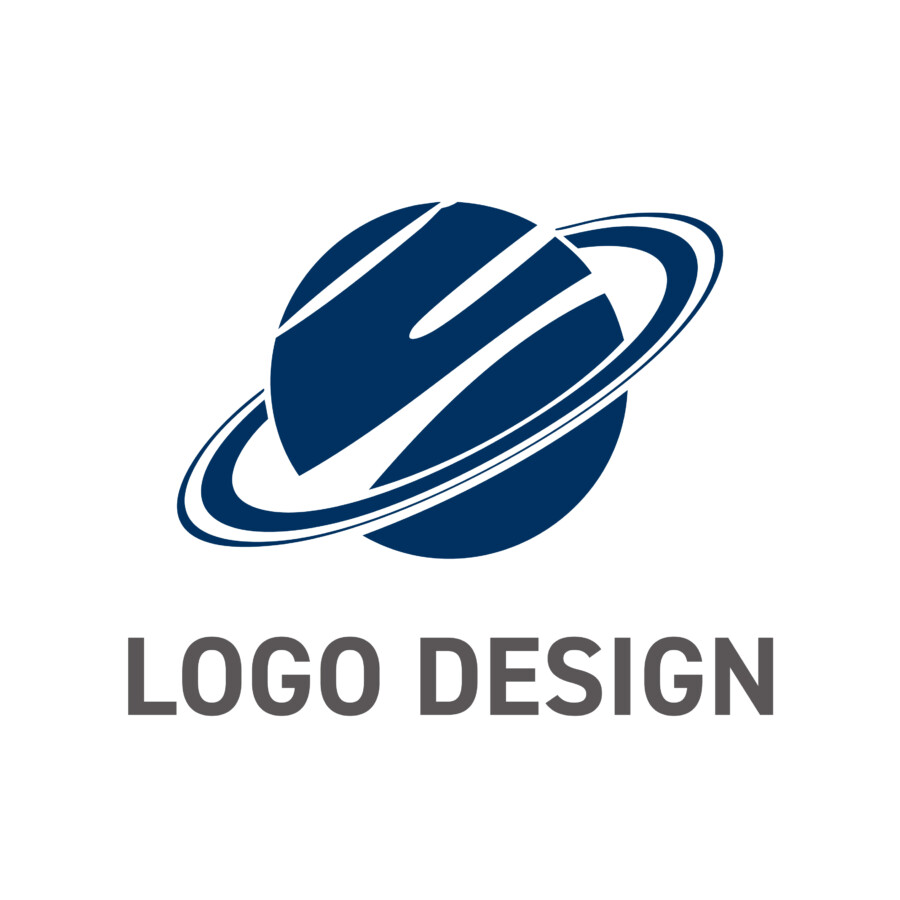 未来への探求心とグローバルな繋がりを象徴するロゴデザイン