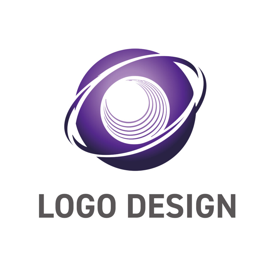 中心から広がるエネルギーが、核心技術を物語るロゴデザイン