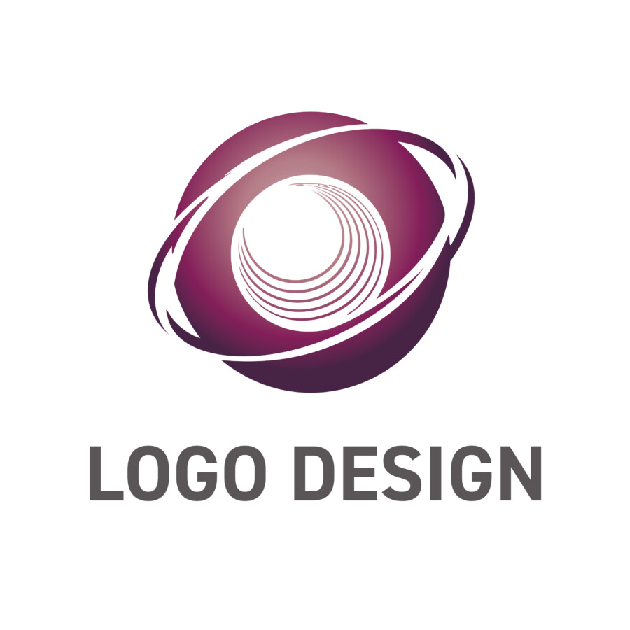 中心から広がるエネルギーが、核心技術を物語るロゴデザイン