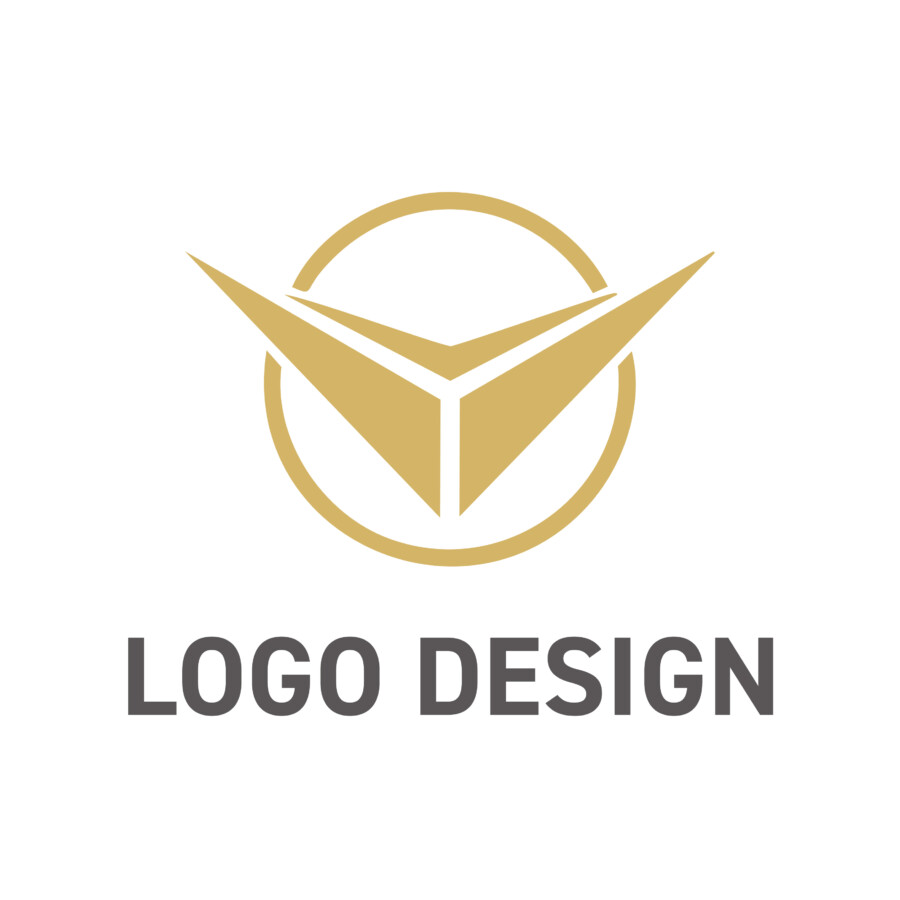 未来へと飛躍する、洗練された技術力のエンブレムロゴデザイン