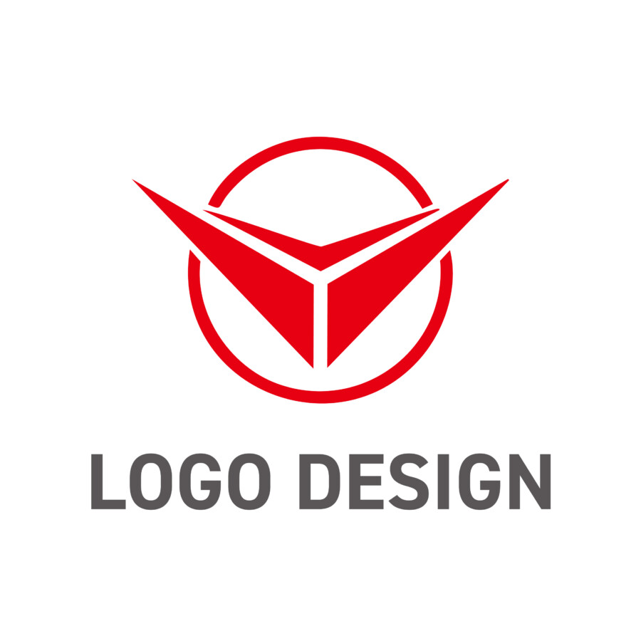 未来へと飛躍する、洗練された技術力のエンブレムロゴデザイン