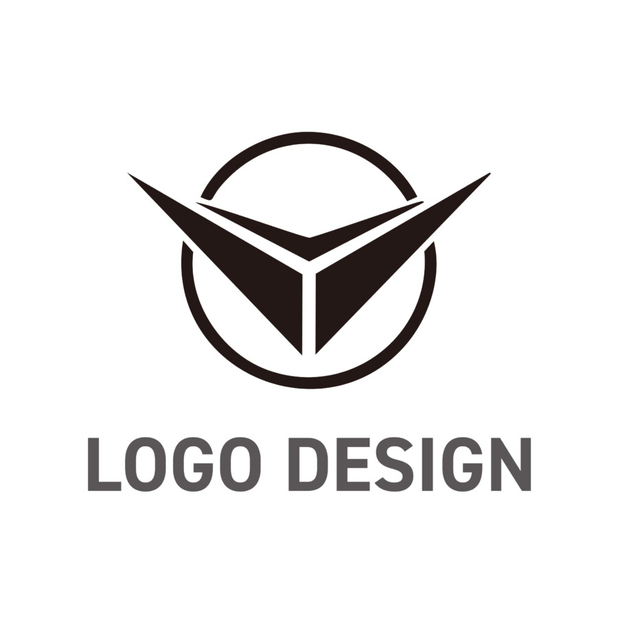 未来へと飛躍する、洗練された技術力のエンブレムロゴデザイン